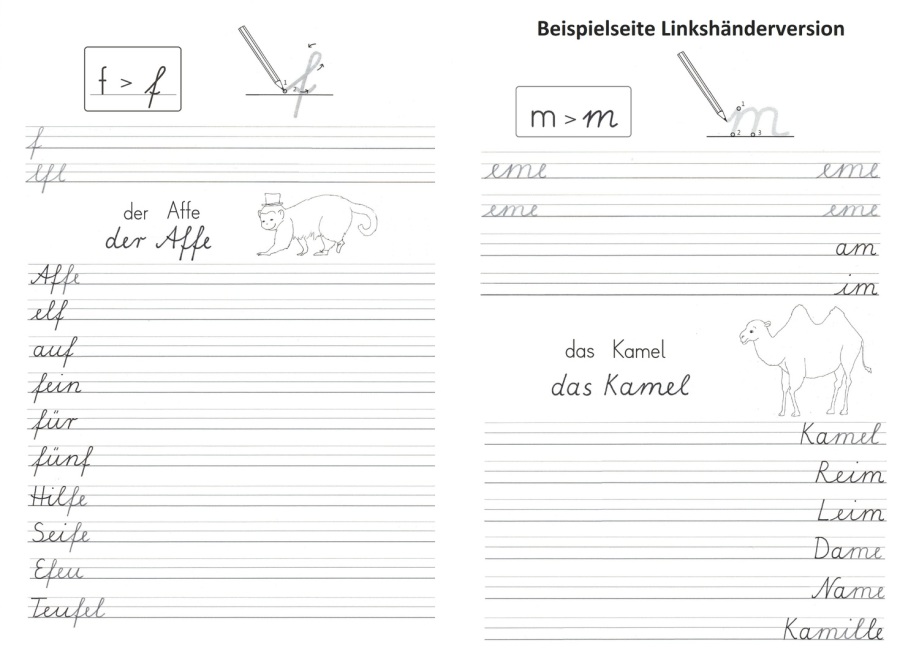 Handschrift Schreibschrift Ubungsmaterialien Schrifttypen Und Passende Fonts